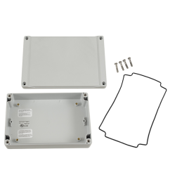 1 pcs : 1555HL2GY - ENCLOSURE PC GRAY 7.1'L X 4.7'W