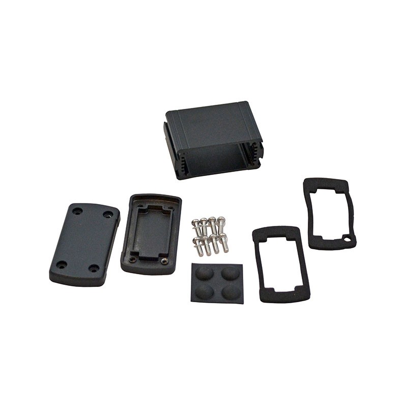 1 pcs : EXN-23350-BK - BOX ALUM BLACK 2.71'L X 1.93'W