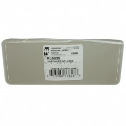 1 pcs : RL6035 - BOX PLASTIC GRAY 5.8'L X 2.5'W