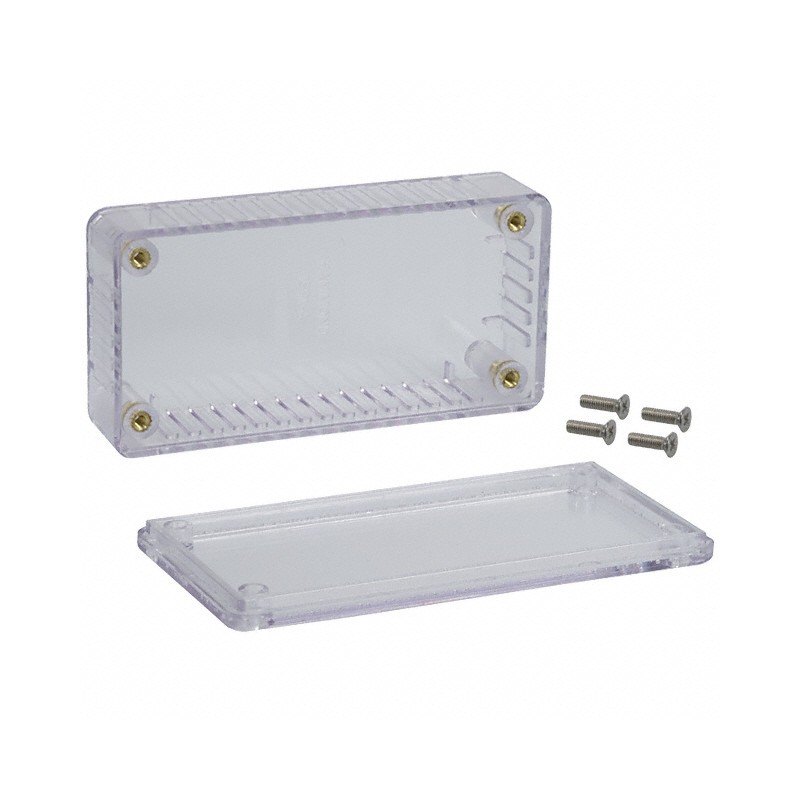 1 pcs : 1591ATCL - BOX PC TRN CLEAR 3.94'L X 1.97'W