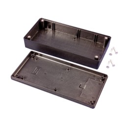 1 pcs : 1599RFIEBKBAT - BOX PLASTIC BLK 6.69'L X 3.37'W