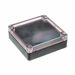 1 pcs : RB55P06C10B - BOX PLASTIC BLK/CLR