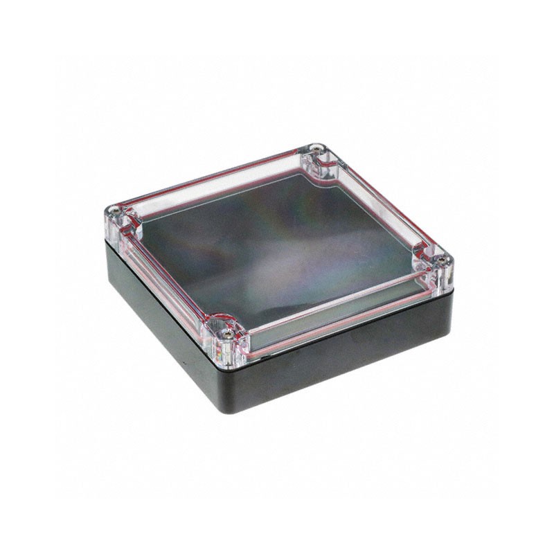 1 pcs : RB55P06C10B - BOX PLASTIC BLK/CLR