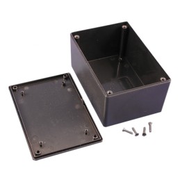 1 pcs : 1591XXTSBK - BOX PLASTIC BLK 4.85'L X 3.28'W