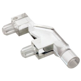 5 pcs - 1271.1000 MENTOR, PCB Mounted Right Angle LED Light Pipe, Clear Round Lens