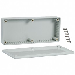 1 pcs : 1591HGY - BOX PLASTIC GRAY 6.52'L X 2.79'W