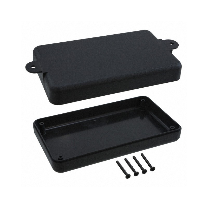 1 pcs : PT-11657-MB - BOX ABS BLACK 5.63'L X 3.25'W