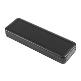1 pcs : 1552C5BK - BOX ABS BLACK 5.91'L X 1.97'W