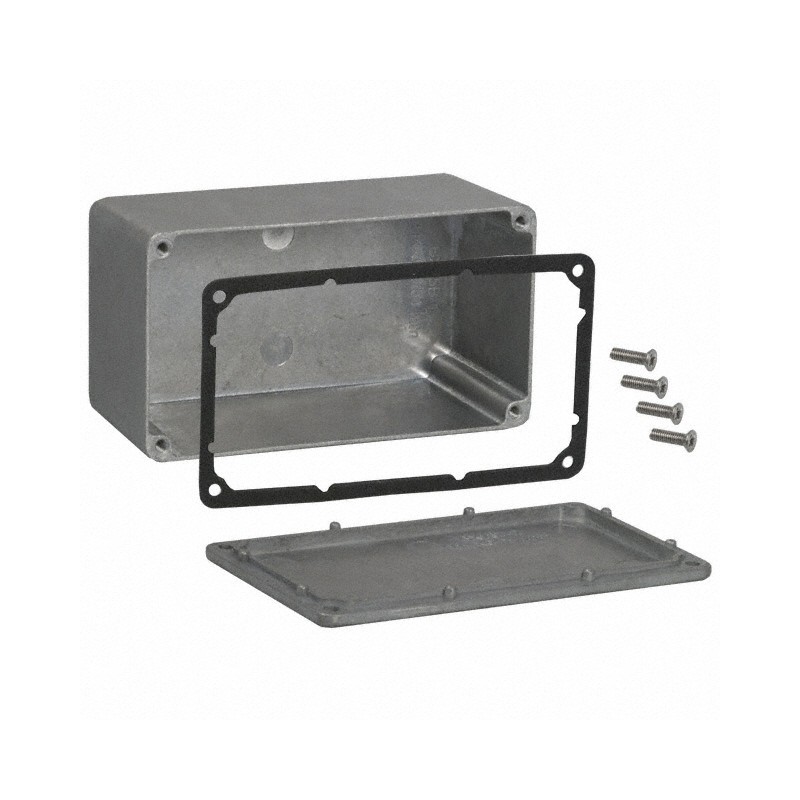 1 pcs : CN-5704 - BOX ALUM NATURAL 4.51'L X 2.50'W