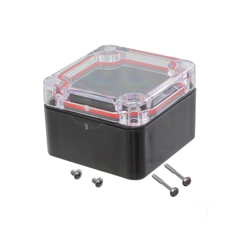 1 pcs : RB22P04C10B - BOX PLAS /CLR 2.050'L X 1.97'W