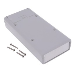 1 pcs : 1593YALGY - BOX PLASTIC GRAY 5.51'L X 2.6'W