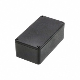 1 pcs : 1590BSBK - BOX ALUM BLACK 4.41'L X 2.38'W