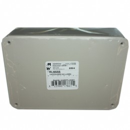 1 pcs : RL6555 - BOX PLASTIC GRAY 6.89'L X 4.92'W