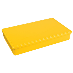 1 pcs : 6708TF - BOX PLAS YELLOW 10.5'L X 6.19'W