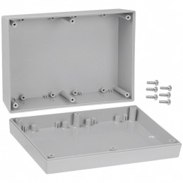 1 pcs : 173,GY - BOX ABS GRAY 6.88'L X 4.88'W