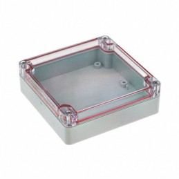 1 pcs : RB55P06C10G - BOX PLASTIC GRAY/CLR