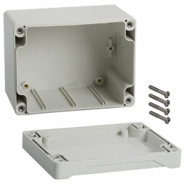 1 pcs : 1555GGY - BOX PC GRAY 4.72'L X 3.54'W