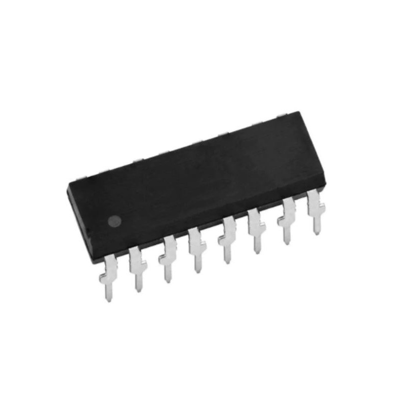 5 pcs - Vishay, ILQ620 AC Input Phototransistor Output Quad Optocoupler, Through Hole, 16-Pin PDIP