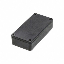 1 pcs : 1590LBK - BOX ALUM BLACK 3.98'L X 1.97'W