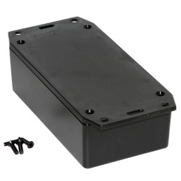 1 pcs : 1591XXCFLBK - BOX PLASTIC BLK 4.78'L X 2.64'W