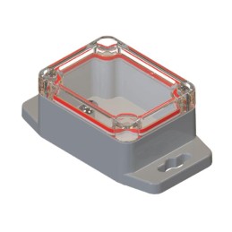1 pcs : RBF32P04C10G - ENCLOSURE ABS 2.56'L X 1.97'W