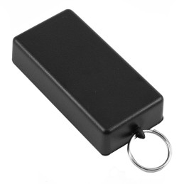 1 pcs : 1551KRBK - BOX ABS BLACK 3.15'L X 1.58'W