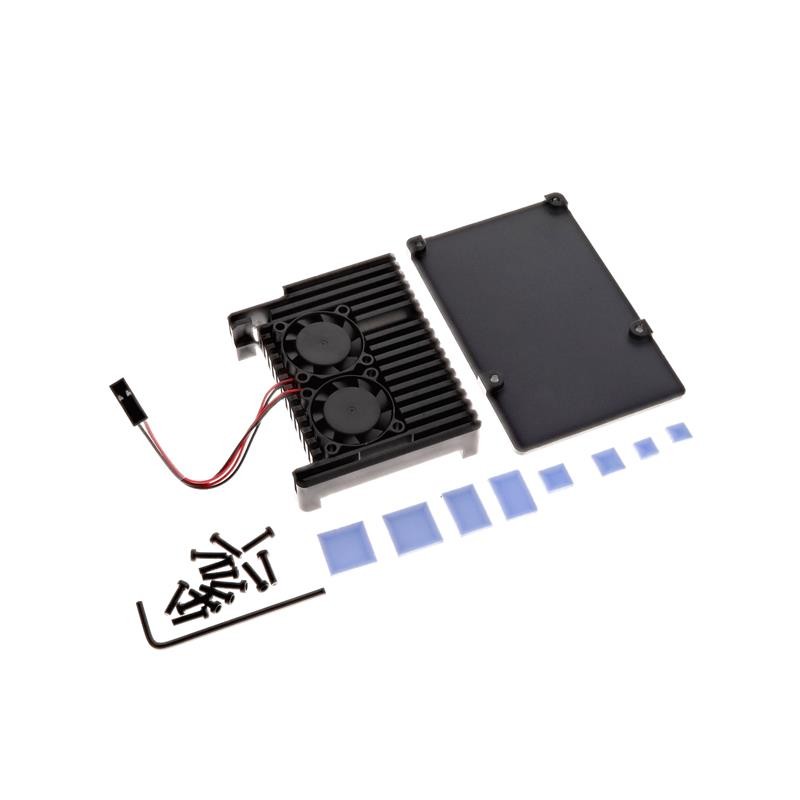 1 pcs : CN0200 - CASE ALUM BLK 0.984'LX0.984'W