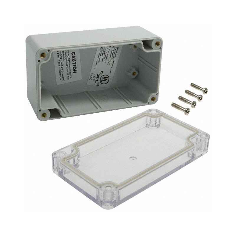 1 pcs : PN-1322-C - BOX PLASTIC 4.53'L X 2.56'W