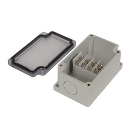 1 pcs : PTT-10482-C - JUNCTION BOX ABS 3.85'L X 2.71'W
