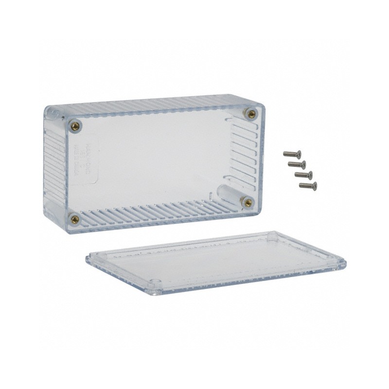 1 pcs : 1591CTCL - BOX PLAS TRN CLR 4.72'L X 2.56'W