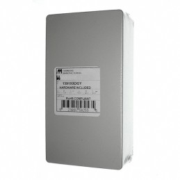 1 pcs : 1591XXDGY - BOX PLASTIC GRAY 6'L X 3.25'W