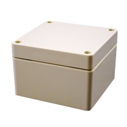 1 pcs : 1554E2GY - BOX PC GRAY 3.54'L X 3.54'W