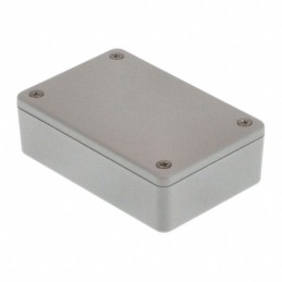 1 pcs : 1591XXMGY - BOX PLASTIC GRAY 3.4'L X 2.25'W