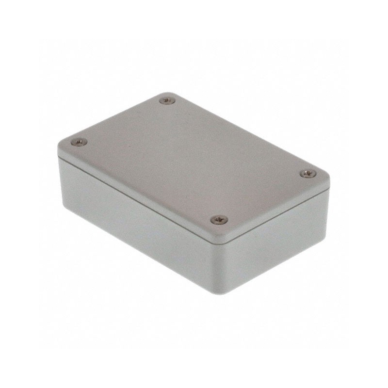 1 pcs : 1591XXMGY - BOX PLASTIC GRAY 3.4'L X 2.25'W