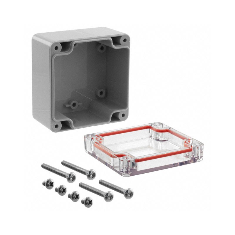 1 pcs : RB33P06C16G - BOX PLASTIC 3.23'L X 3.15'W