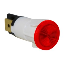 5 pcs - Molveno SX41 Series Red Neon Panel Mount Indicator, 250V, 12mm Mounting Hole Size