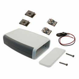 1 pcs : 1553CGYBAT - BOX ABS GRAY 4.62'L X 3.11'W