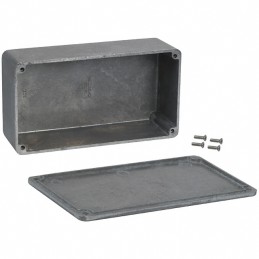 1 pcs : 1590P1 - BOX ALUM 6.02'L X 3.27'W