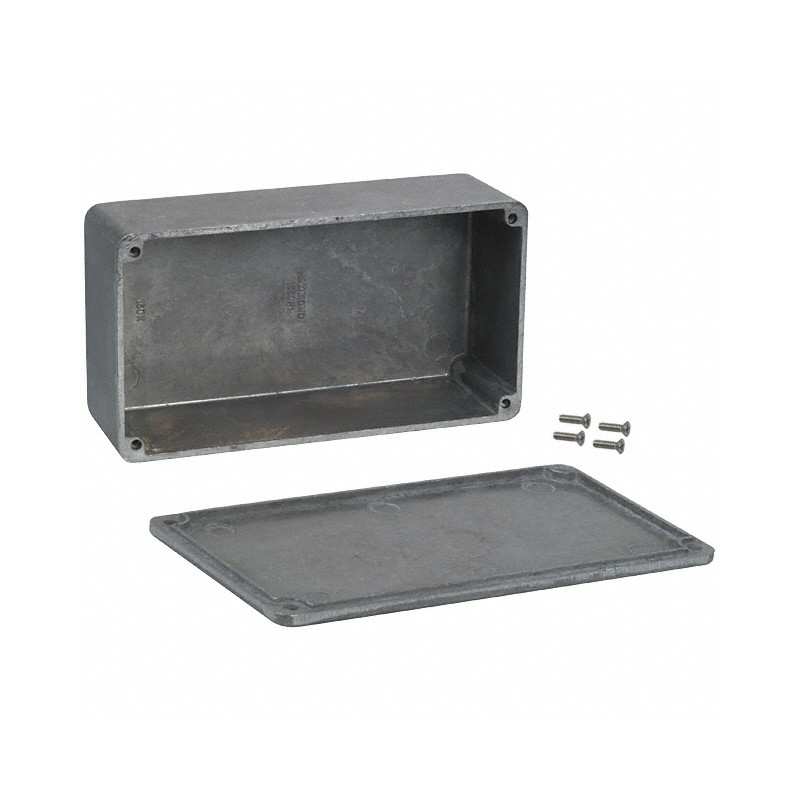 1 pcs : 1590P1 - BOX ALUM 6.02'L X 3.27'W