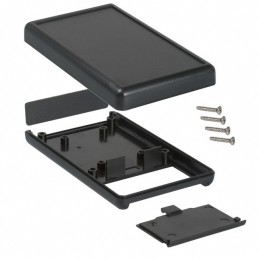 1 pcs : 1593TBK - BOX PLASTIC BLK 4.41'L X 2.62'W