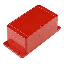1 pcs : PRT-11366 - BOX PLASTIC RED 6.22'L X 3.54'W