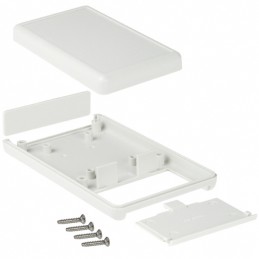 1 pcs : 1593TGY - BOX PLASTIC GRAY 4.41'L X 2.62'W