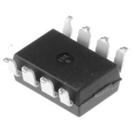 5 pcs - Broadcom, 6N136-300E DC Input Transistor Output Optocoupler, Surface Mount, 8-Pin PDIP