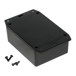 1 pcs : 1591XXSFLBK - BOX PLASTIC BLK 4.43'L X 3.33'W