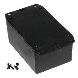 1 pcs : 1591XXTFLBK - BOX PLASTIC BLK 4.85'L X 3.28'W