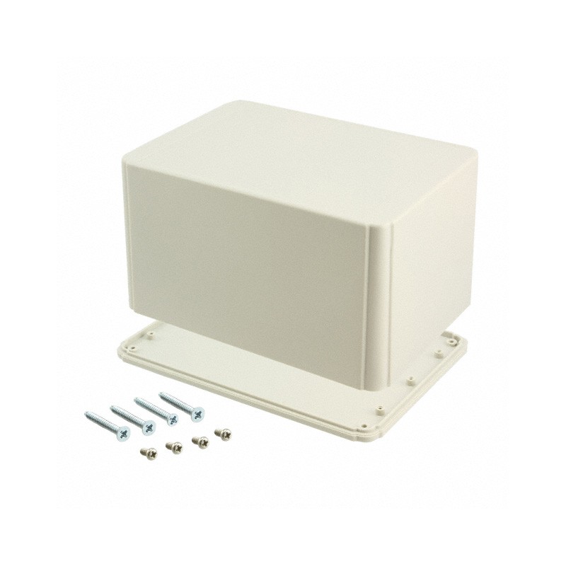 1 pcs : RL6585 - BOX PLASTIC GRAY 6.89'L X 4.92'W