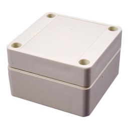 1 pcs : 1555B2GY - BOX PC GRAY 2.56'L X 2.56'W