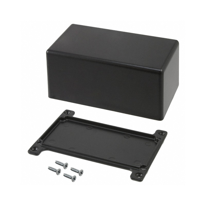 1 pcs : CU-5479-B - BOX ALUM BLACK 4.38'L X 2.38'W