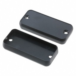 1 pcs : 1455CPLBK - BEZEL SOLID PLASTIC BLACK 2/PACK