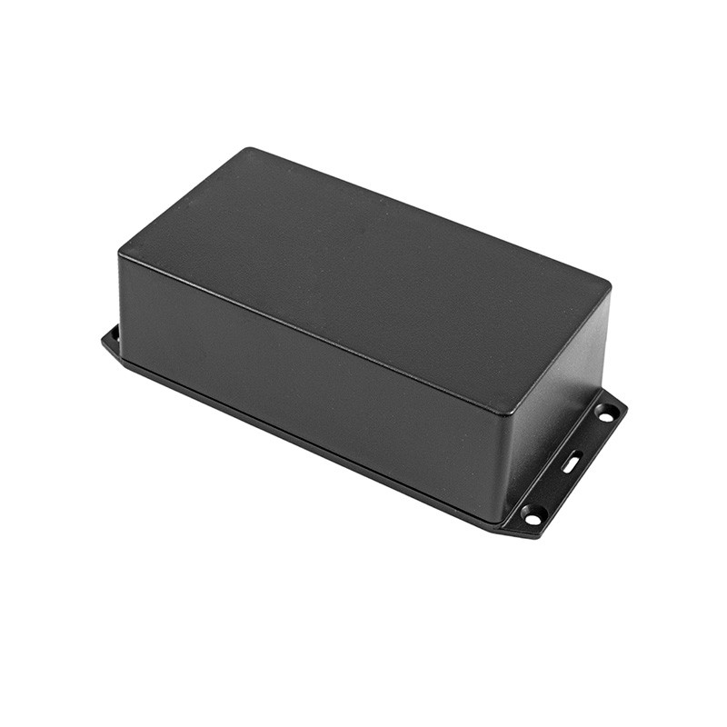 1 pcs : 1591XXDSFLBK - BOX PLASTIC BLACK 6'L X 3.25'W